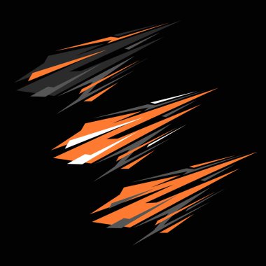 Yarış arabası ambalaj malzemesi tasarım vektörü