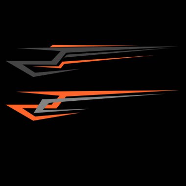 Yarış arabası ambalaj malzemesi tasarım vektörü