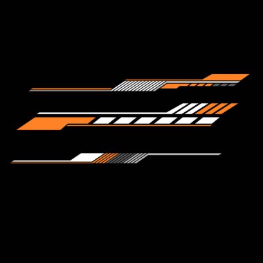 vektör çıkartma araba giysisi araba gövde paketleme arka planı