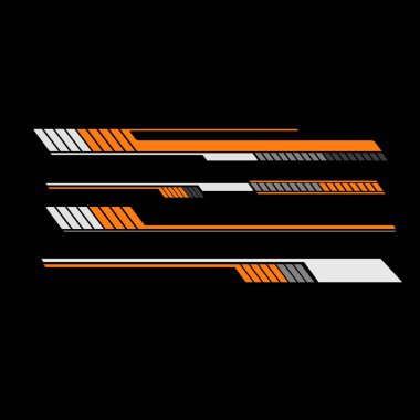 vektör çıkartma araba giysisi araba gövde paketleme arka planı