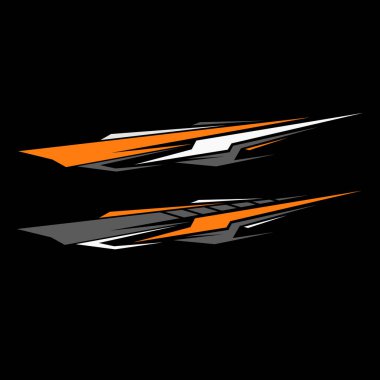 Araba gövdesi ambalaj etiketi tasarım vektörü. araba damgalama etiketi