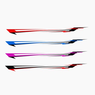 Yarış arabası ambalaj malzemesi tasarım vektörü