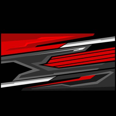 Yarış arabası ambalaj malzemesi tasarım vektörü