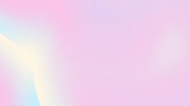 Canlandırılmış arka plan. Çok amaçlı tasarım projeleri için Pastel pembe, mavi ve sarı gradyan. Sosyal medya paylaşımları, sunumlar, web siteleri için uygundur.