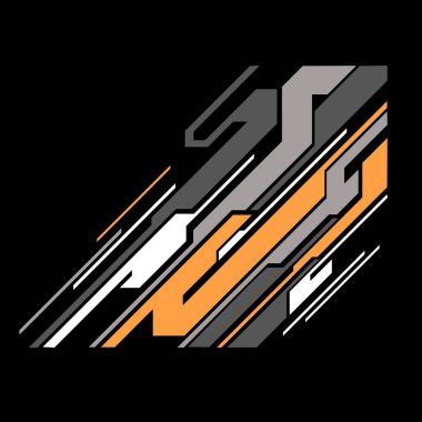 Araba ambalajlama tasarım vektörü. araba modifikasyon etiketleri.