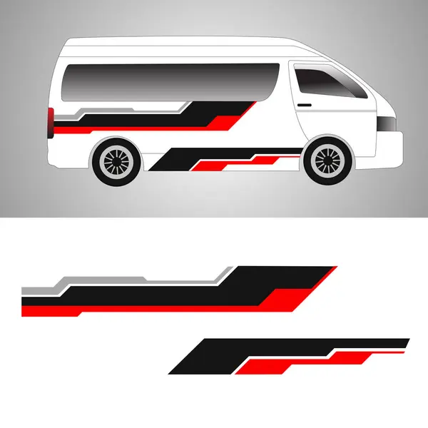 araba ambalajı tasarım vektörü.