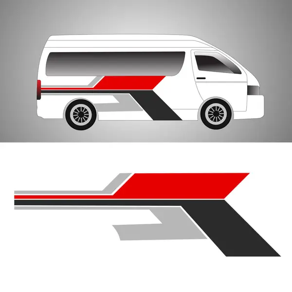 araba ambalajı tasarım vektörü.