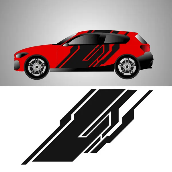 araba ambalajı tasarım vektörü.