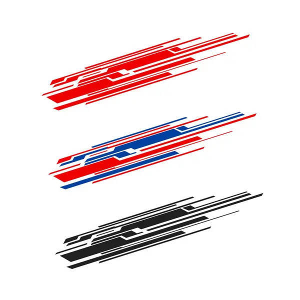 Yarış arabası vücut ambalajı etiketi tasarım vektörü