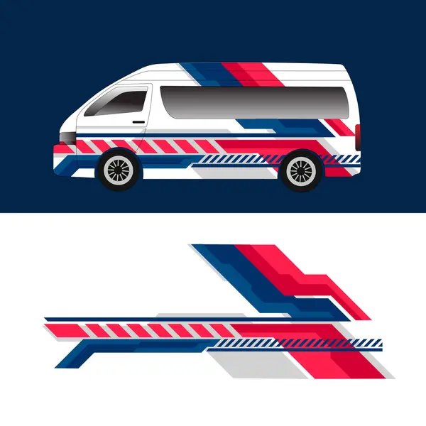 kargo vagonu çıkartma tasarım vektörü. kargo kamyonu giysisi çıkartması