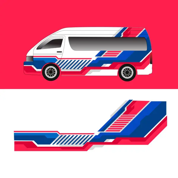 kargo vagonu çıkartma tasarım vektörü. kargo kamyonu giysisi çıkartması