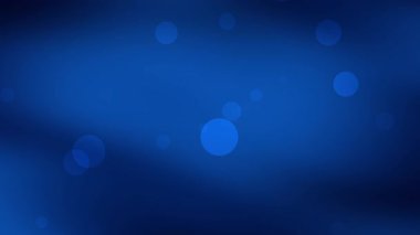 Yumuşak bokeh ışık efektleriyle canlandırılmış mavi gradyan