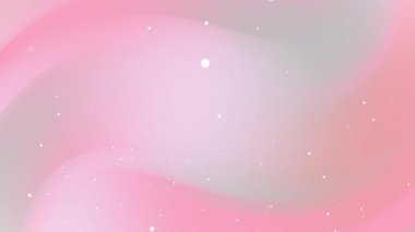 yumuşak arkaplan animasyonu pembe gradyan ve düşen kar