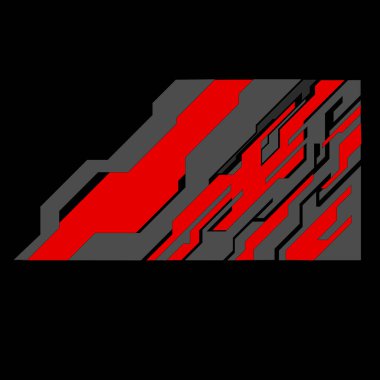 Vektör tasarımı çıkartma giysileri vücut yarışları ve rali arabaları