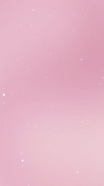 Beyaz parlak parçacıkların olduğu yumuşak pembe eğimli arka plan, rüya gibi, minimal ve zarif bir atmosfer yaratıyor. Romantik temalar, bebek ürünleri, kozmetik ürünleri ya da Po 'daki soyut tasarımlar için mükemmel.