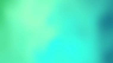 Parlak kireç yeşili ve su cyan tonlarıyla soyut animasyon arkaplanı. Yumuşak, canlı renk geçişleri yaz temaları için mükemmel,