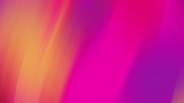 Modern ve canlı görünümlü parlak pembe, turuncu ve mor gradyanlı soyut animasyon arkaplan.