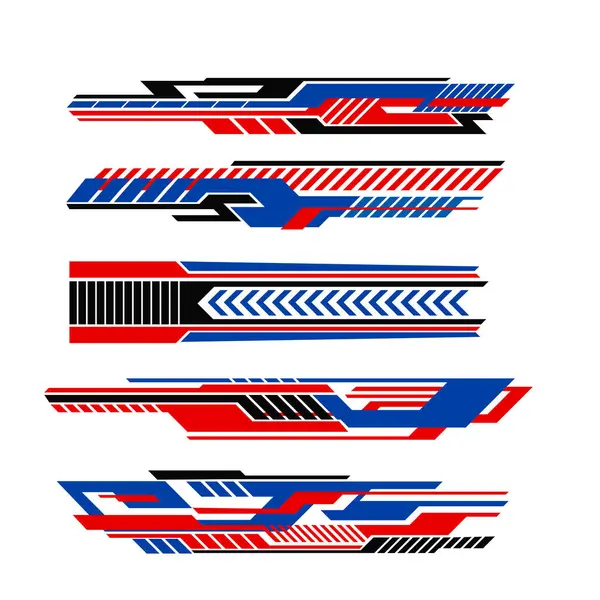 Araba giysisi ambalajı dekoru. Modern araba giysisi çıkartması.