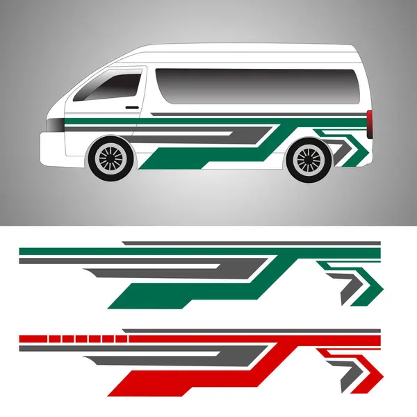 kargo vagonu çıkartma tasarım vektörü. kargo kamyonu giysisi çıkartması