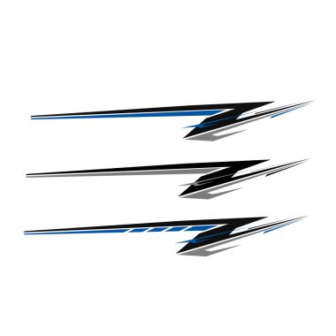 vektör arka plan çıkartmalı araba ceset ambalajı. modern çıkartmalar