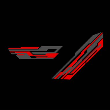 vektör çıkartma araba giysisi araba gövde paketleme arka planı