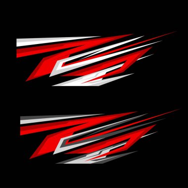 araba gövdesi şablonu vektör tasarımı. modifiye edilmiş araba etiketi. yarış etiketi