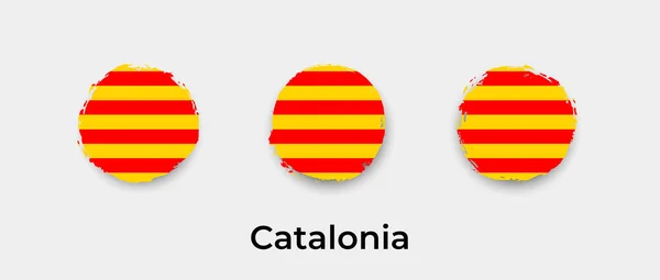 Иллюстрация Вектора Пузыря Флага Каталонии — стоковый вектор