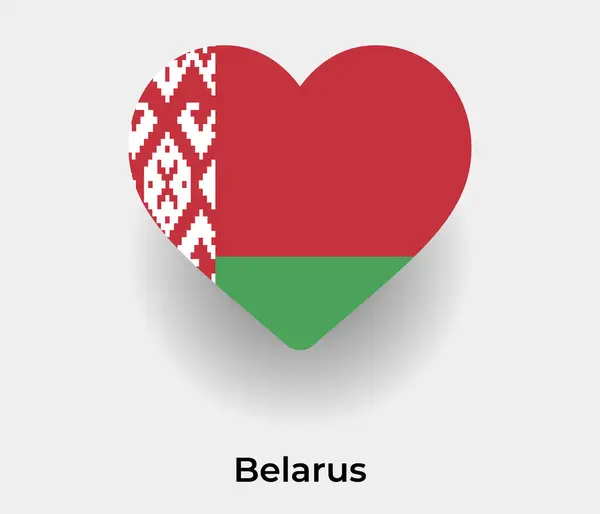 Векторная Иллюстрация Символа Страны Флага Беларуси — стоковый вектор