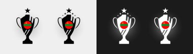 Transnistria kupa pokal kupası futbol şampiyonu illüstrasyonu