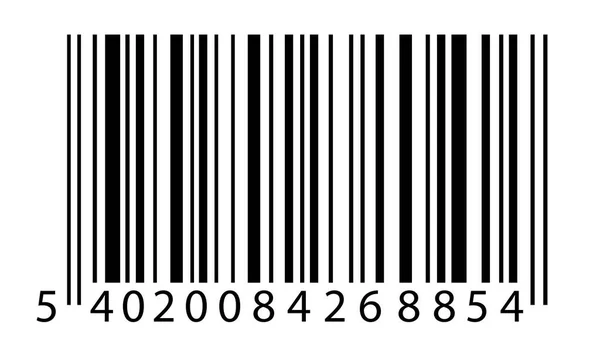 Set Icone Codici Barre Etichetta Barre Codice Barre Icona Distribuzione — Vettoriale Stock