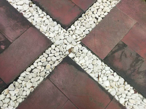 Eski taş yayan yol dokusu