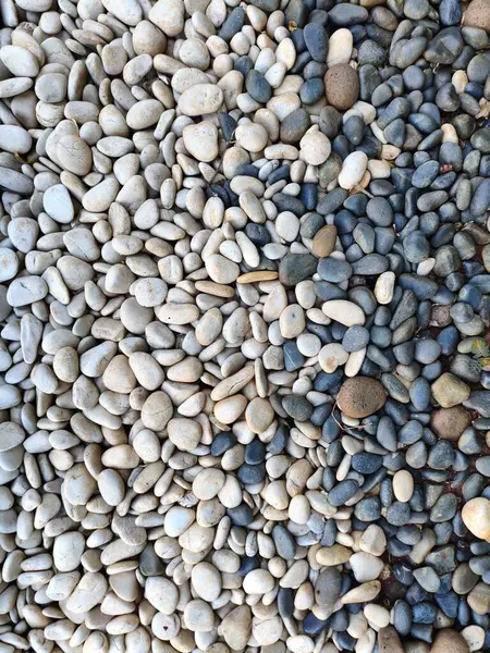 Yakın görüntüde çakıl taşlarının arkaplan dokusu