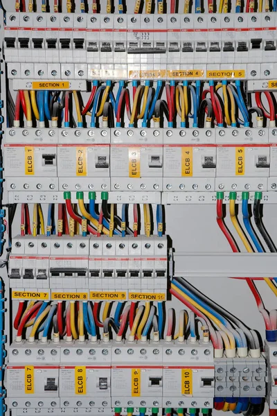 stock image Low or high Voltage Control Panel Distribution Metering Control Box