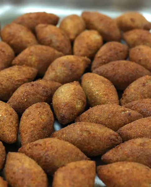 Kibbeh Frito Estilo Árabe — Fotografia de Stock
