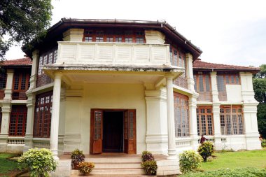Kochi, Hindistan - 5 Haziran 2024 Hill Palace, Kochi, Kerala 'nın Tripunithura semtinde bulunan bir arkeoloji müzesi ve sarayı.