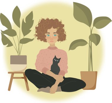 Siyah bir mayo ve mavi arka planda şapkası olan bronz tenli bir kadın.