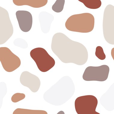 Karalama noktaları boho dikişsiz desen sonbahar terasotta bej Skrapbook dijital kağıt