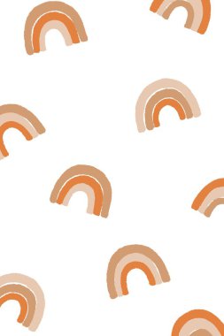 Minimalist bebek odası duvar resimleri, çocuk odası dekorasyonu, Gökkuşağı, yazı, yıldızlar, bebek aşkı, doğum günü yeni doğan bebek, şeftali rengi.