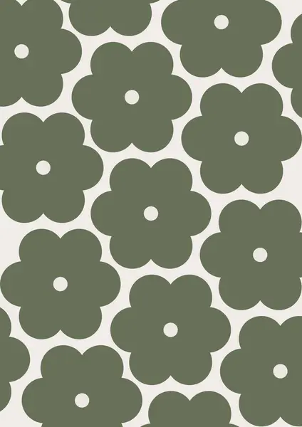 70 'lerin Retro yeşil arka planı, Modern Summer Digital Paper, 70' lerin Hippi Summer Groovy Arka planı, Wall Poster arkaplan baskısı