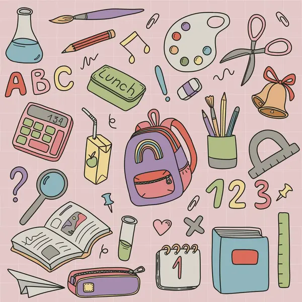 Okulun renkli resimlerine, okul gereçlerine, staj setine, hasta çantasına, okul unsurları çizelgesine geri dönüyoruz.