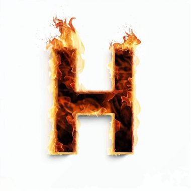 Büyük harf H, yanıyor.