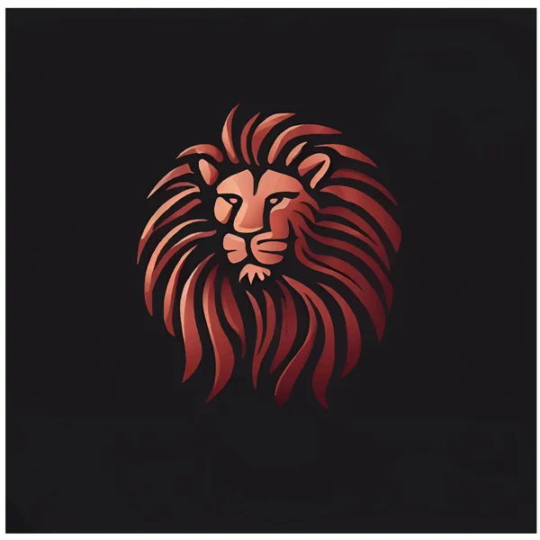 Löwen Logo Illustration Für Geschäfte — Stockvektor