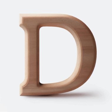 Tahtadan büyük harf D