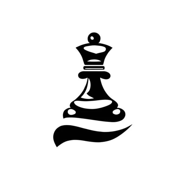 Sjakkspillets Logo Illustrasjon – stockvektor