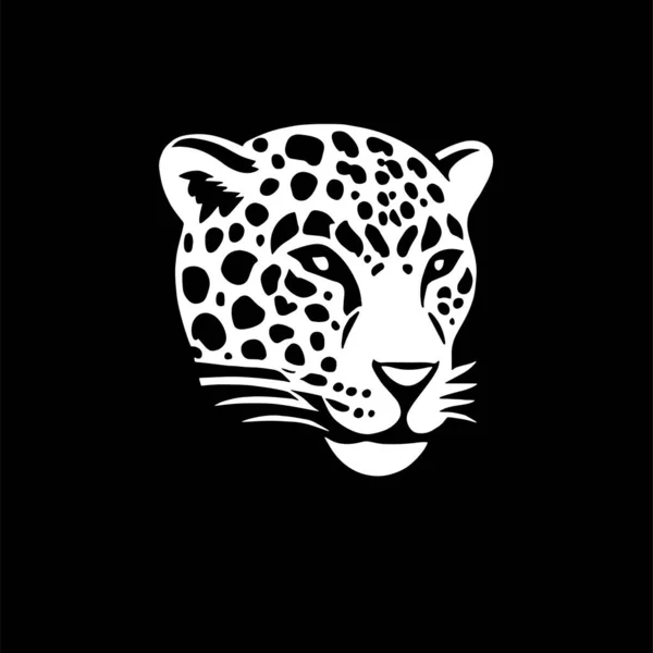 Jaguar Logo Illustratie Een Witte Achtergrond — Stockvector