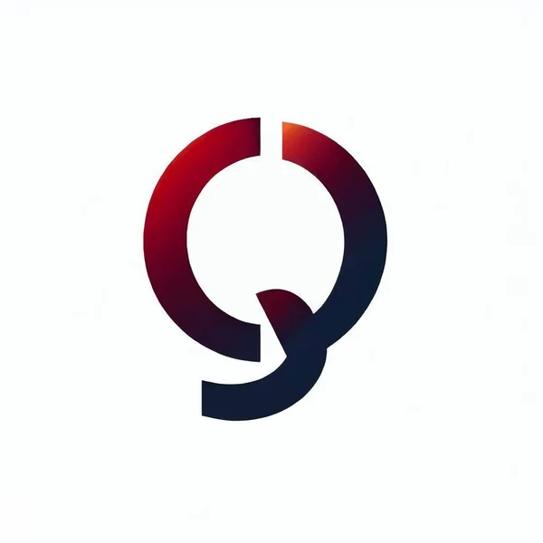 Ilustracja Logo Litery Białym Tle — Wektor stockowy