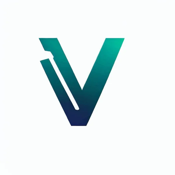 Logotyp Illustration Bokstaven Vit Bakgrund — Stock vektor