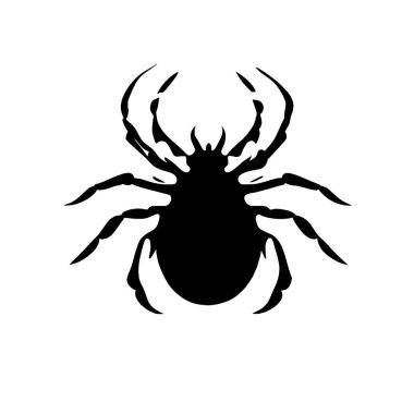 Siyah renkli böcek simgesi