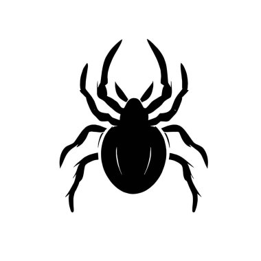 Siyah renkli böcek simgesi