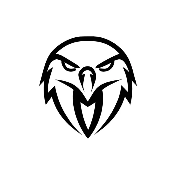 Adler Symbol Auf Einem Weißen Bildschirm — Stockvektor